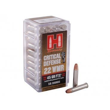 Náboj Hornady .22 WMR Critical Defense, 45gr/2,9g, FTX