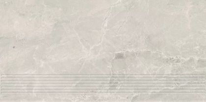 Schodovka Paradyz Little rocks white mat rektifikovaná 30x60