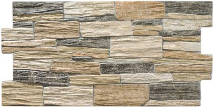 Obklad El Molino Irta jet marron struktura mat 33x67