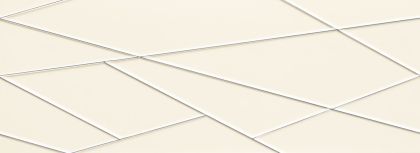 Dekor Tubadzin House of Tones white pololesk rektifikovaný 33x90