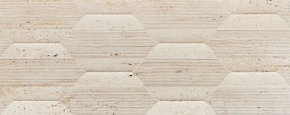 Obklad Tubadzin Tissue ivory struktura mat rektifikovaný 30x75