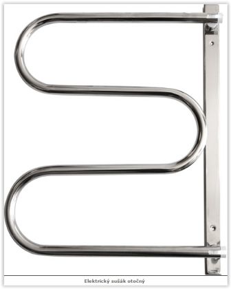 Elektrický sušák otočný Barva - Nerez, Materiál - Nerez, Rozměr radiátoru - ES 3 - 35 x 865 x 580 mm, Výkon - 60 W