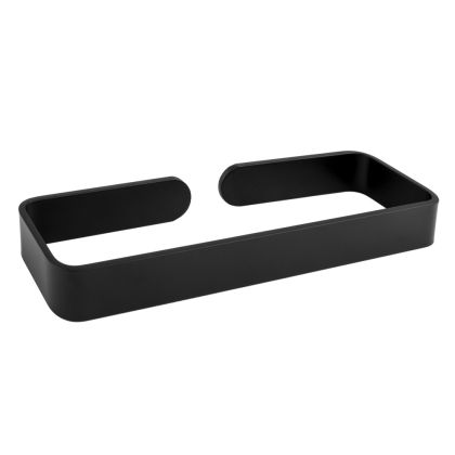 Nástěnný věšák na nalepení 3M, 25,3x7,3x3 cm , černá barva