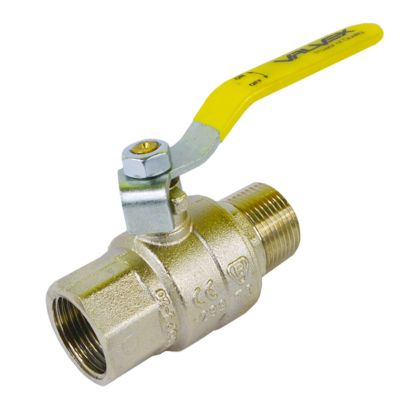 Kohout kulový pákový, plyn, MxF, 1/2