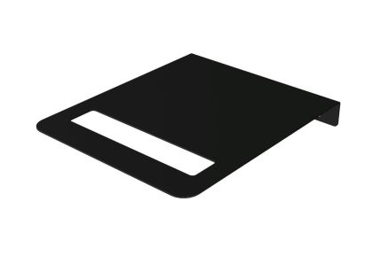 Polička k elektrickým sušákům ESCADA 1 a 2 Barva - C31 černá matná, Rozměr A - 25 cm