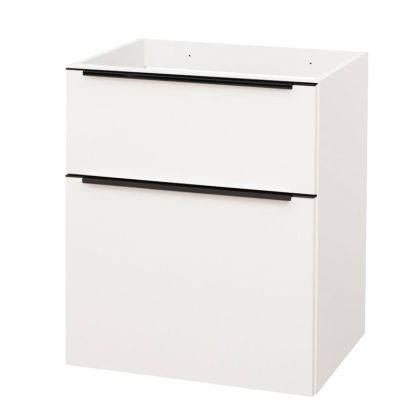 Mailo, koupelnová skříňka 61 cm, černé madlo