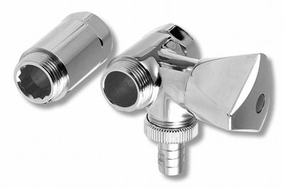 Připojovací ventil na pračku za baterii pravý 3/4