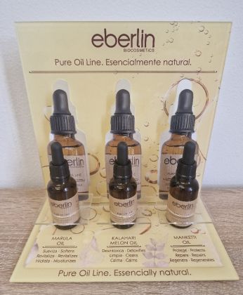 Marketing - Eberlin - Plastový stojan PURE OIL