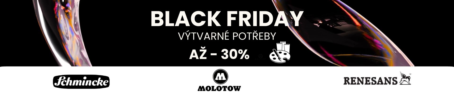 BLACK FRIDAY - VÝTVARNÉ POTŘEBY