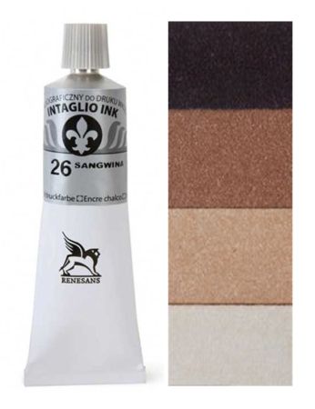 Grafická barva Renesans 60ml – 54 Hnědá