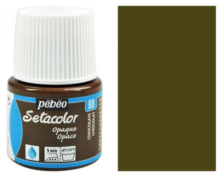 Barva na textil Setacolor 45 ml – 88 hnědá čokoládová
