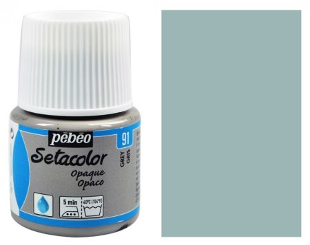 Barva na textil Setacolor 45 ml – 91 šedá