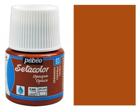 Barva na textil Setacolor 45 ml – 93 hnědá skořicová