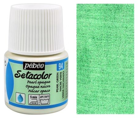 Barva na textil Setacolor 45 ml – 94 perlově zelená