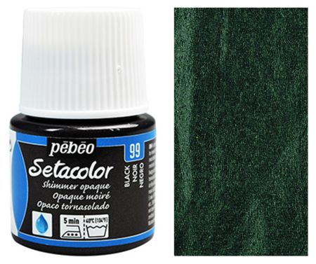 Barva na textil Setacolor 45 ml – 99 černá lesklá