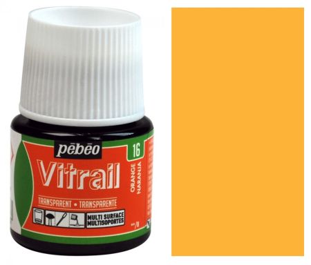 Barva na sklo Vitrail 45ml – 16 oranžová