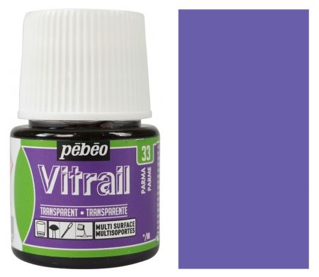 Barva na sklo Vitrail 45ml – 33 fialová parma
