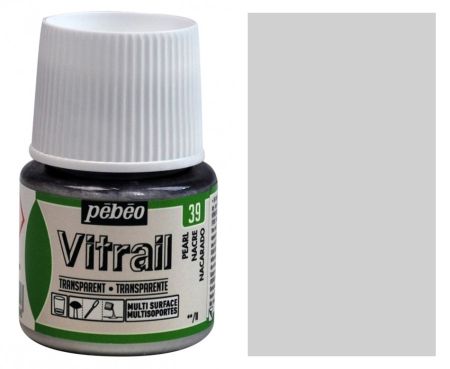 Barva na sklo Vitrail 45ml – 39 perlová
