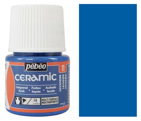 Barva na keramiku Ceramic 45ml – 11 modrá levandulová