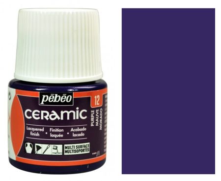 Barva na keramiku Ceramic 45ml – 12 fialová