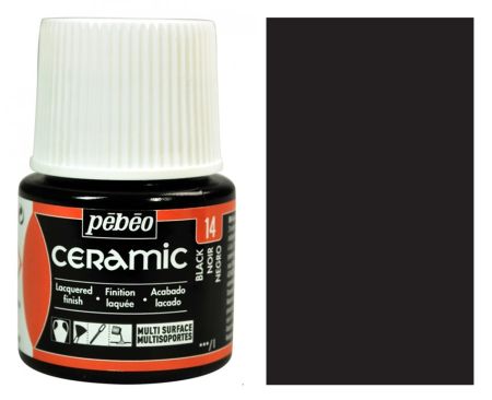 Barva na keramiku Ceramic 45ml – 14 černá