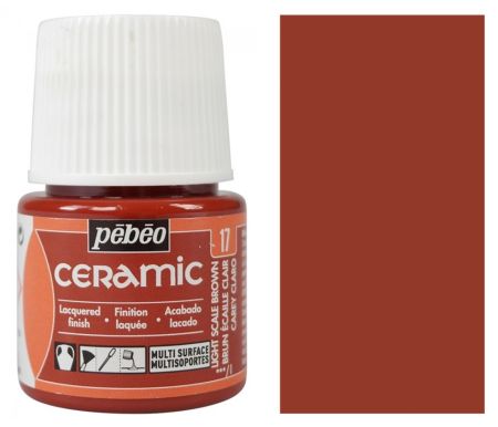 Barva na keramiku Ceramic 45ml – 17 hnědá světlá