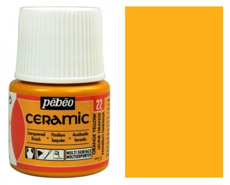 Barva na keramiku Ceramic 45ml – 22 žluto-oranžová