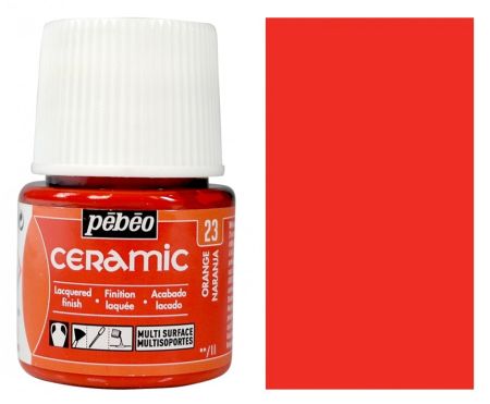 Barva na keramiku Ceramic 45ml – 23 oranžová