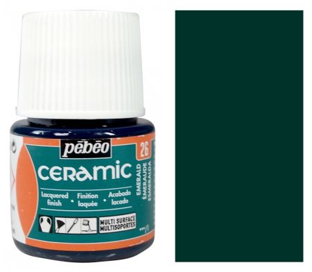 Barva na keramiku Ceramic 45ml – 26 smaragdová