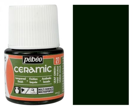 Barva na keramiku Ceramic 45ml – 27 zelená listová