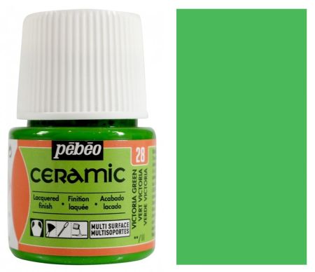 Barva na keramiku Ceramic 45ml – 28 zelená Victoria