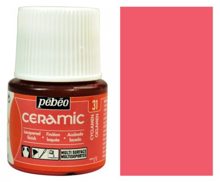 Barva na keramiku Ceramic 45ml – 31 růžová cyclamen