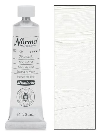 Olejová barva Norma 35ml – 118 Zinc titanium white