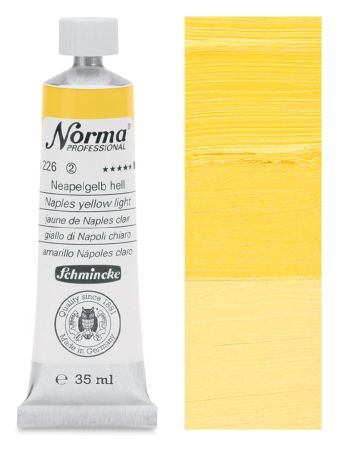Olejová barva Norma 35ml – 226 Naples yellow light