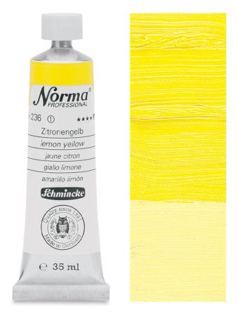 Olejová barva Norma 35ml – 236 lemon yellow