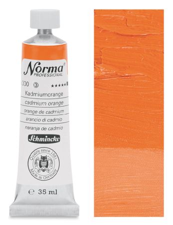Olejová barva Norma 35ml – 300 cadmium orange