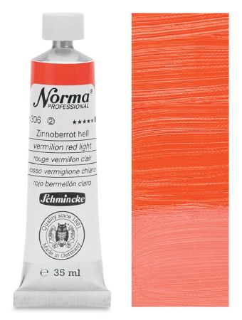 Olejová barva Norma 35ml – 306 vermilion red light