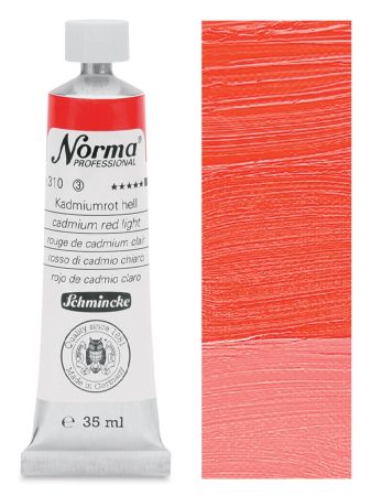 Olejová barva Norma 35ml – 310 cadmium red light