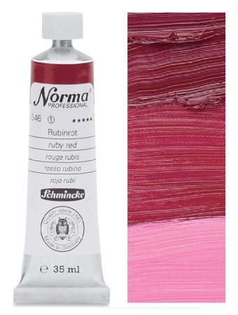 Olejová barva Norma 35ml – 346 ruby red