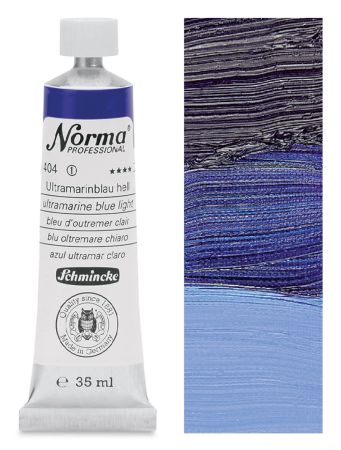 Olejová barva Norma 35ml – 404 ultramarine blue light