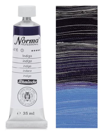 Olejová barva Norma 35ml – 416 indigo