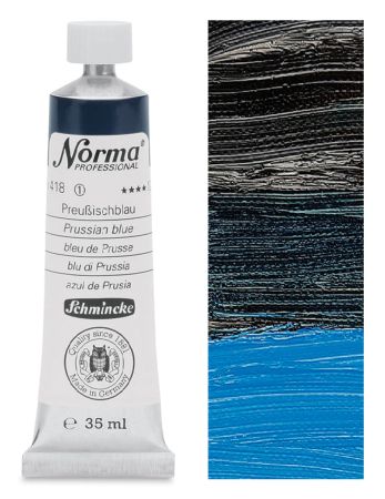 Olejová barva Norma 35ml – 418 Prussian blue