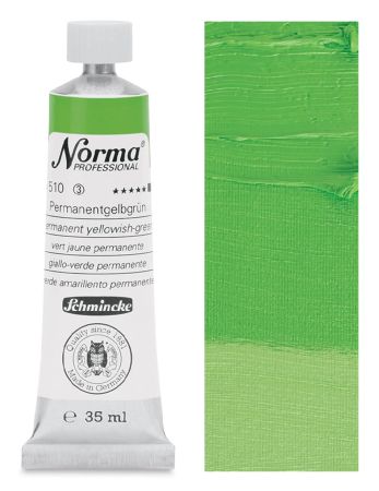 Olejová barva Norma 35ml – 510 permanent yellowish-green