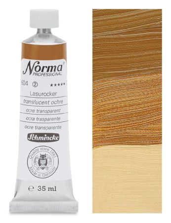 Olejová barva Norma 35ml – 604 transparent ochre
