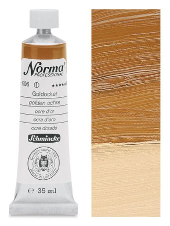 Olejová barva Norma 35ml – 606 golden ochre