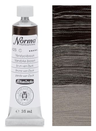 Olejová barva Norma 35ml – 626 Vandyke brown
