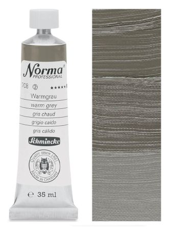 Olejová barva Norma 35ml – 708 warm grey