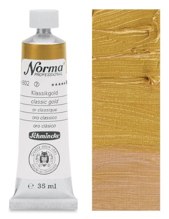 Olejová barva Norma 35ml – 802 classic gold