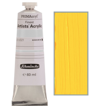 Akrylová barva PrimAcryl 60ml – 211 cadmium yellow medium