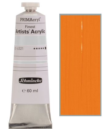 Akrylová barva PrimAcryl 60ml – 214 cadmium orange